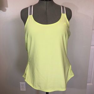 Adidas Performer X-Back Tank Top Yellow